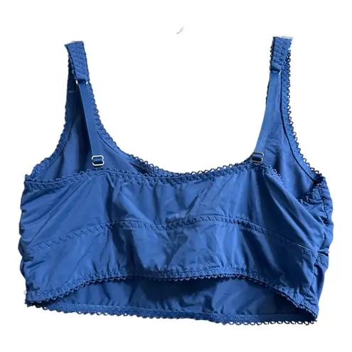 Lucky Brand  Women’s Blue Longline Bralette, Padded, XL