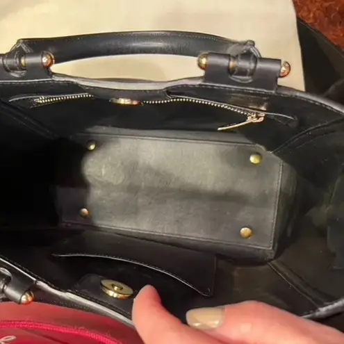 Salvatore Ferragamo Paola Leather Shoulder Bag Leather Top Handles w/ Dust-bag