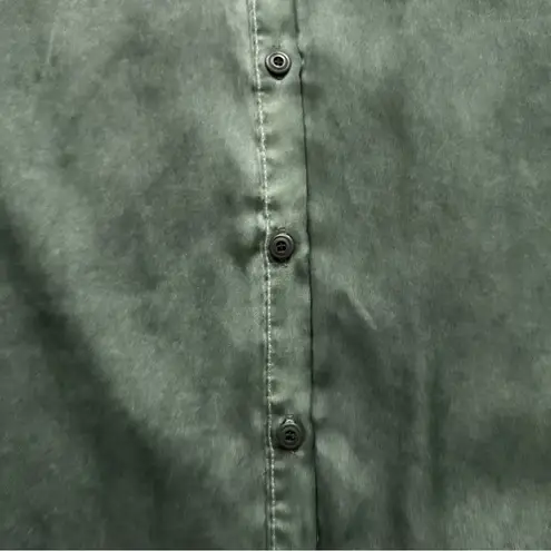 Buffalo Vintage Y2K deep green textured blouse - Jeans