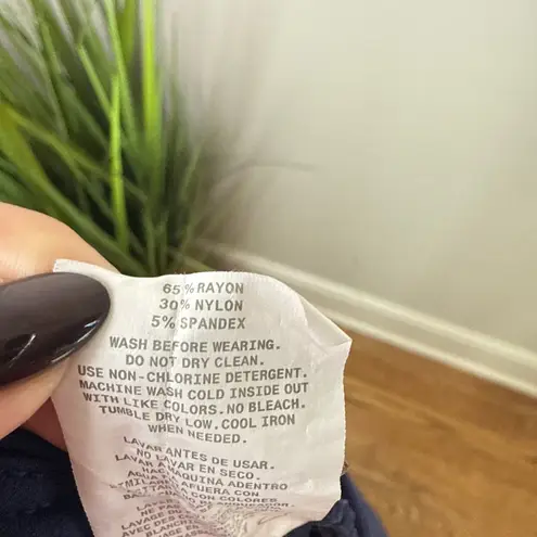 Jaanuu ULTRAsoft Scrub Yoga Pants XS 5 Pockets Mid-Rise Medical Nurse Navy