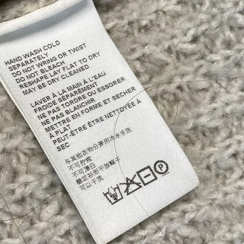 Anthropologie  Open Knit Cardigan Waffle Knit Cozy Layering Neutral Size‎ M - Image 3