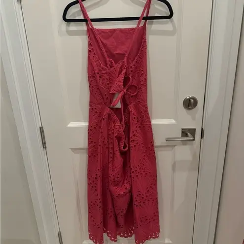 ANDIE NWT The Roatan Midi Dress - Eyelet - pink XL