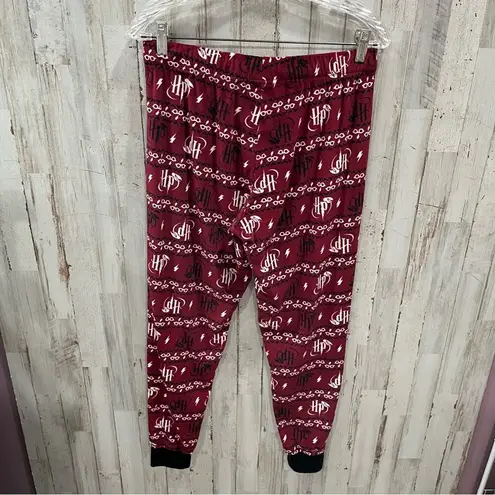 Harry Potter Womens Logos and Lightning Bolts Pajamas Jogger Fleece