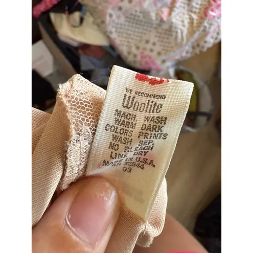 Vintage Formfit Rogers Lace Trim Cami Top Size 16