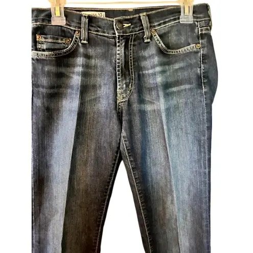 Y2K Red Engine Garnet Jeans Women’s Size 29x32 Bootcut Made in USA Vintage Denim Blue