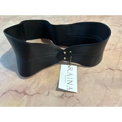 Raina Gaga Belt in Black Small/Medium New Womens Thick Leather wrap