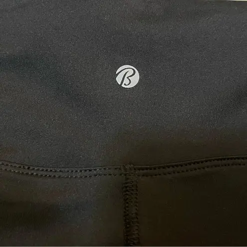 New! Bally Total Fitness Women's High Rise Pocket Shorts XL Black