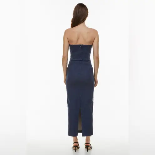Aritzia  Denim Forum The 90s Tube Maxi Denim Dress L Under Pressure
