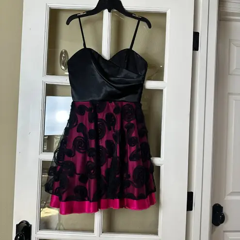 Love Tease Vintage Satin Party Cocktail Dress Size 1