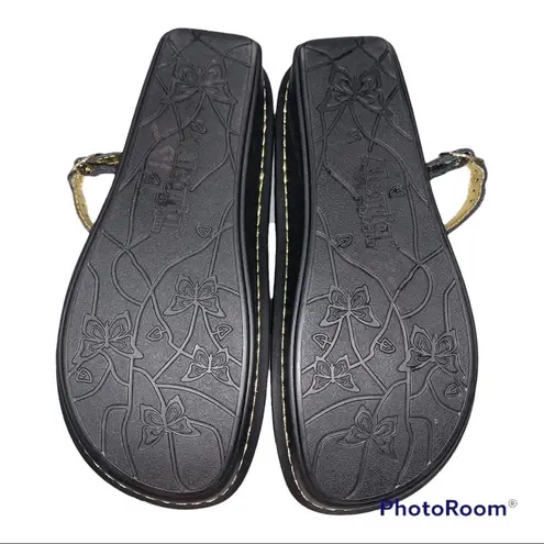 Alegria NEW Tuscany Iridescent Leopard Print Mary Jane Clogs Shoes size 37