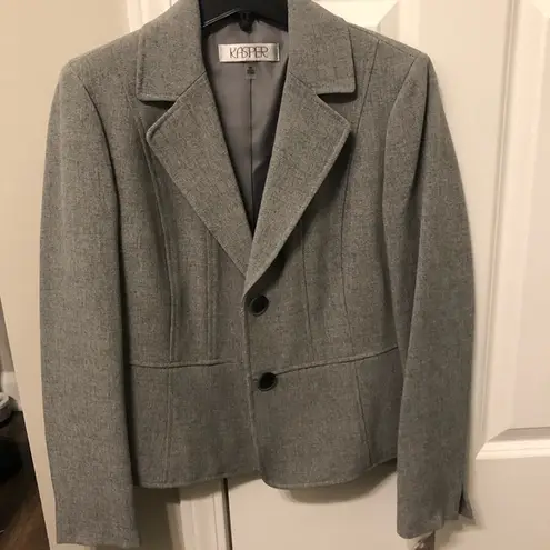 Kasper NWT  Petite Grey Blazer sz 6P