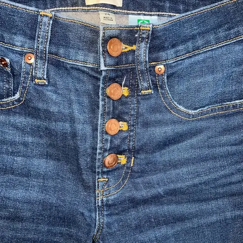 J.Crew Awesome  Button Fly Fair Trade Slim Fit Jeans!