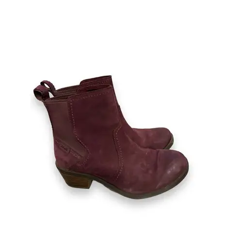 Teva NEW Anaya Chelsea vineyard wine waterproof ankle boot sz 6.5 suede leather