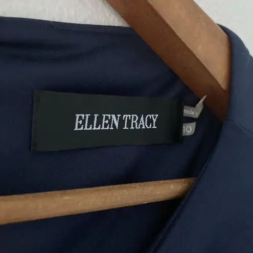 Ellen Tracy Navy Blue A-line Dress