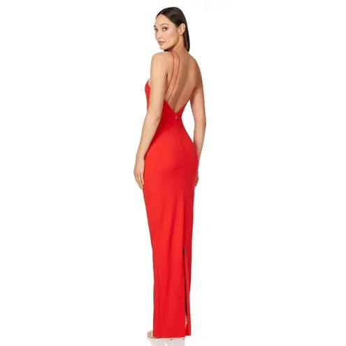 Nookie Trinity Gown in Cherry Medium New Womens Long Maxi Dress