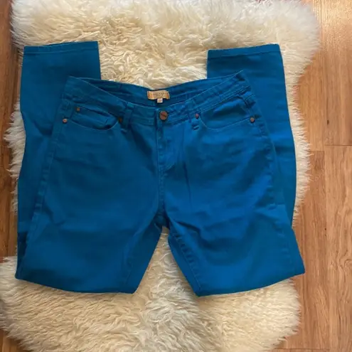 Sanctuary  Turquoise Women’s Mid-rise Skinny Jeans EUC Sz 29 Cotton