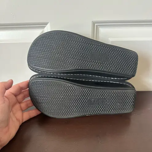 Alegria Jil-752 Metallic Silver Crackle Mary Jane Shoes Women’s Comfort Size 36