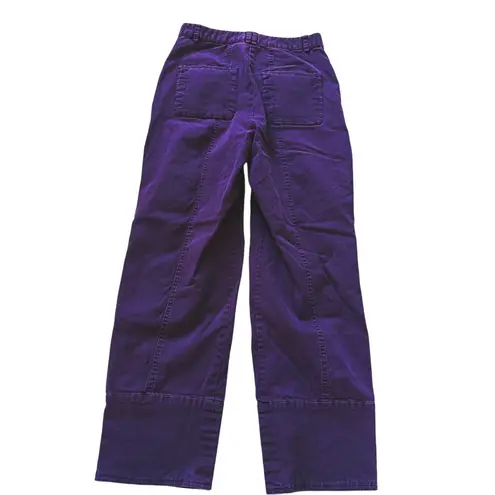 Tuckernuck SEA New York Kali Quilted Ankle Pants Eggplant Purple 4 Quiet Luxury
