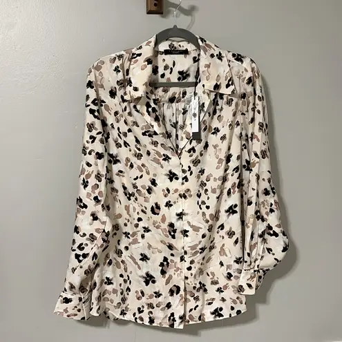 T Tahari NWT  Poet Long Sleeve Top size 1X