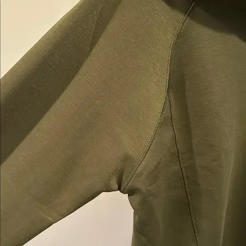 Dear Scarlett Large Olive Green Hamptons Quarter Zip Pullover NWT