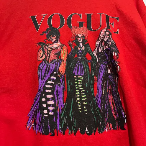 Red Vogue x Hocus Pocus long sleeve shirt #HocusPocus #Vogue No size tags fit up Size L