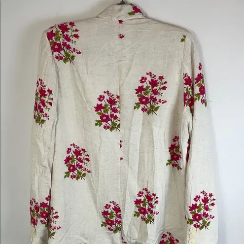 Vintage Women's Floral Blazer