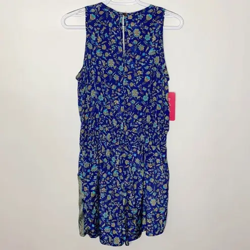 Evereve Raga Sapphire boho print romper sz S