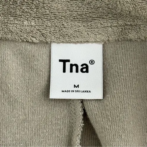 Aritzia  TNA Crest Terrycloth Pistachio Green Polo Dress