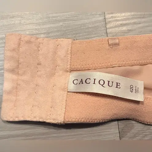 Cacique  No‎ straps Elegant Lace Strapless Bra - Peach