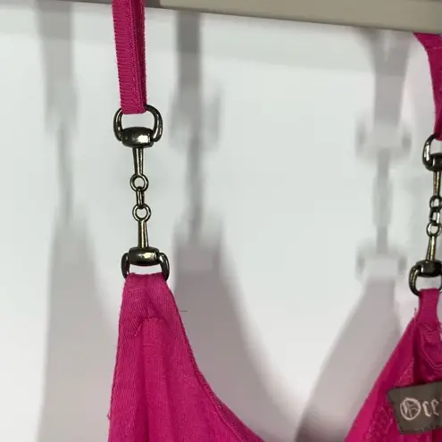 Ocean Blue Women's Spaghetti Strap Tank Top Swim Cover Up Pink Size large