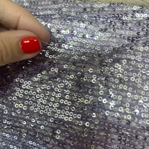 Anthropologie  Ranna Gill lavender Sequin‎ Jumpsuit size medium NWT