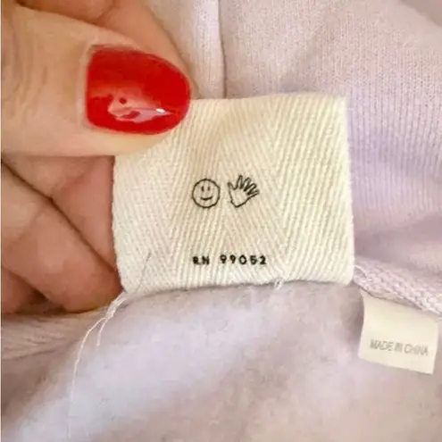 Glossier x Olivia Rodrigo Collab Hoodie Limited Edition Size M Lavender Purple Size M