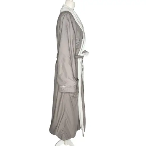 Jennifer Adams Home Luxury Bath Robe Medium Cozy Plush Warm House Robe Gray