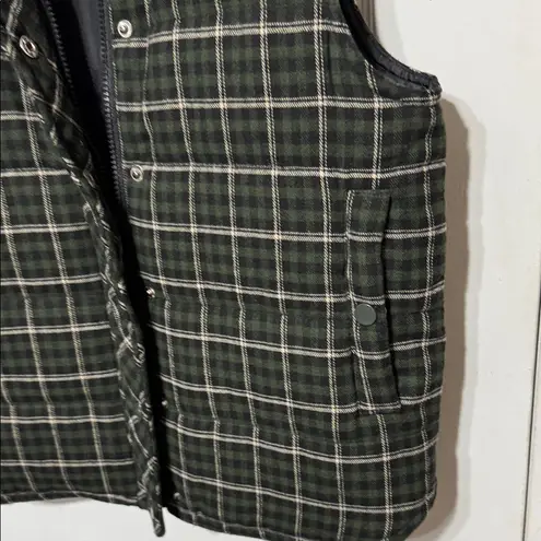 Staccato  Green Plaid Quilted Vest