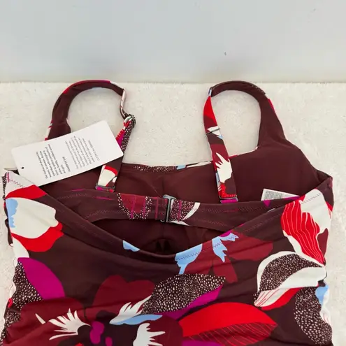 Athleta NWT  Square Neck Tankini Swim Top Size 34D/DD UPF 50+