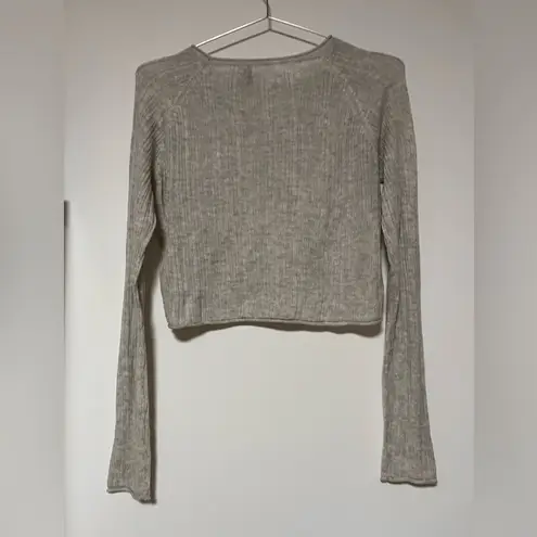 Kerisma  womens ribbed long sleeve rolled neck top medium