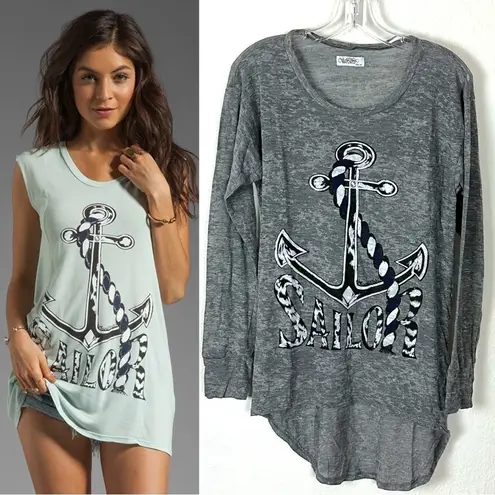 Lauren Moshi Revolve  Sailor Serpent Anchor Tee Tuinc Limited Edition Small