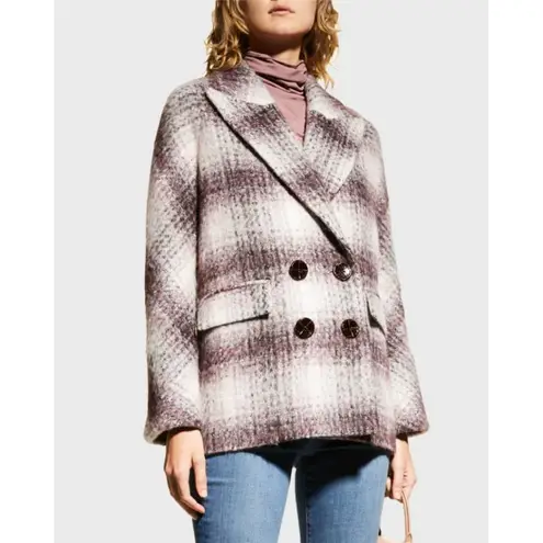 Veronica Beard Veronica Beard Deena Plaid Double-Breasted Dickey Coat