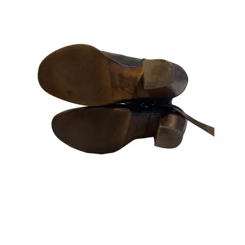 Acne Studios Pistol Contrast Boots Black Leather in Size 37/US 6.5