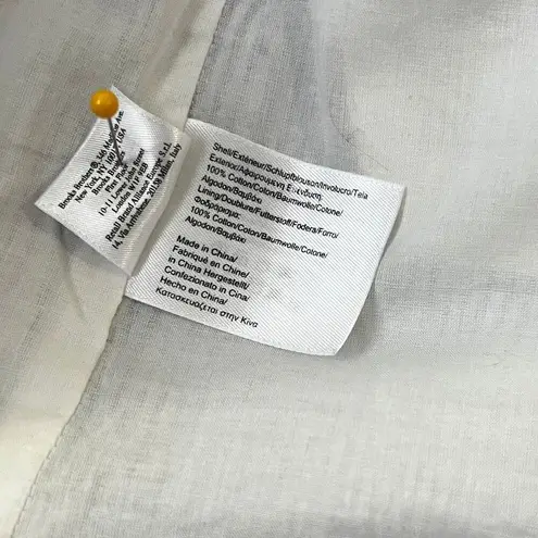 Brooks Brothers Blue & White Striped Two Button Blazer Women Size 8 | 35-14