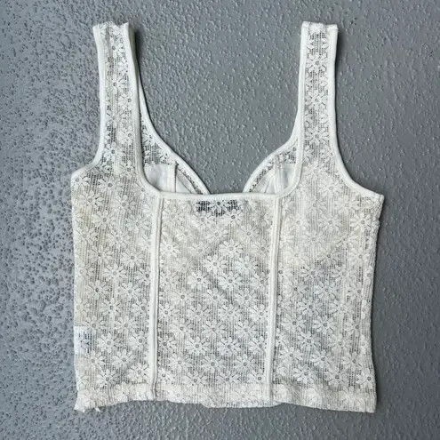 City Beach Lace Top White Size M