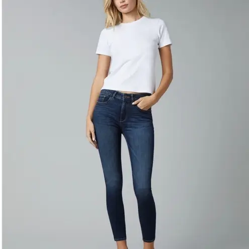 DL1961 Women’s Florence Mid Rise Instasculpt Skinny In Albany Wash Size 25