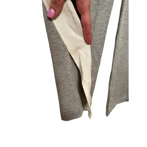 Bailey44 Bailey/44 Women's Grey White Wide Leg Pull On Pants Ultra Soft Size Small #E8-5