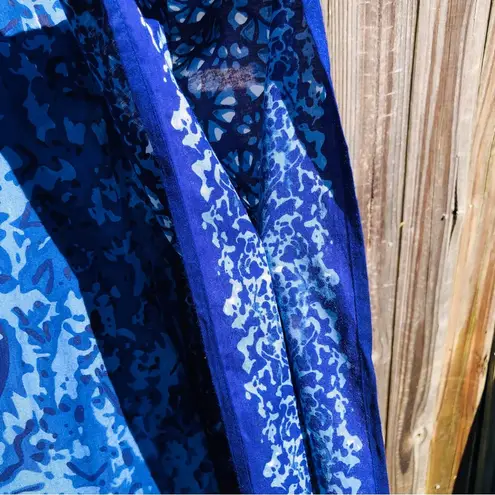 Metropolitan Batik caftan Blue OS Beach coverup Size undefined