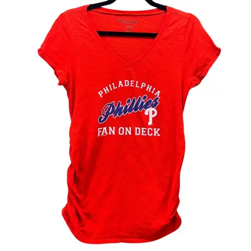 Soft As A Grape Phillies‎ Matternity Shirt Size M Fans Philadelphia MLB Baseball Funny