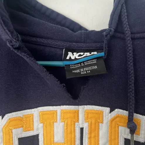 NCAA Michigan Wolverines Navy Gold Hoodie Size Medium !