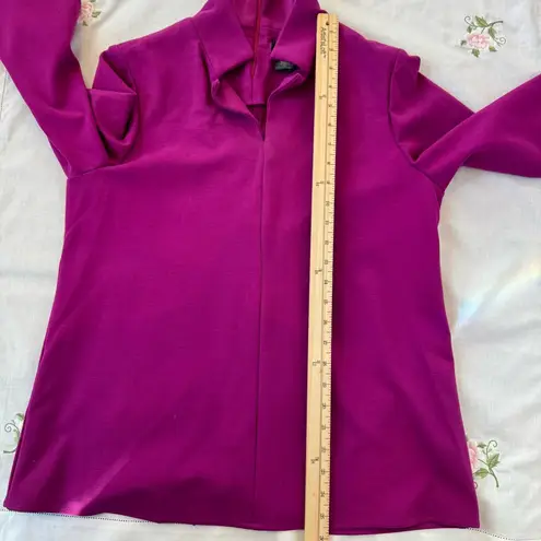 Nina McLemore magenta/purple tunic with 3/4 sleeves size 6 Purple