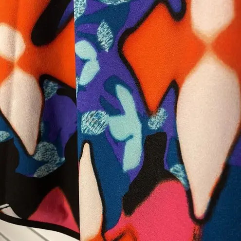 Peter Pilotto Tank Top Blue Orange Summer Colorful Vacation Cruise Artsy Coastal Size XS