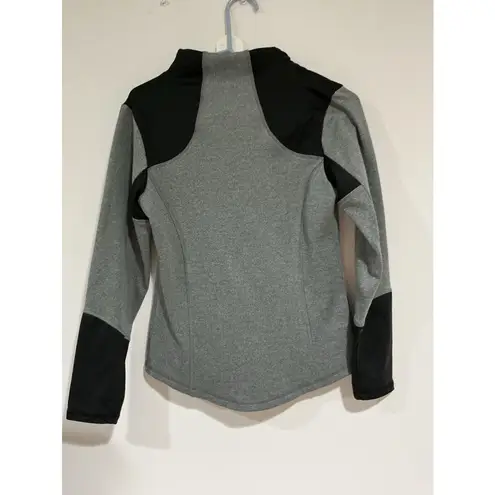 Woman’s Vogo Athletics Small Gray Black Zip Up Athletic Jacket