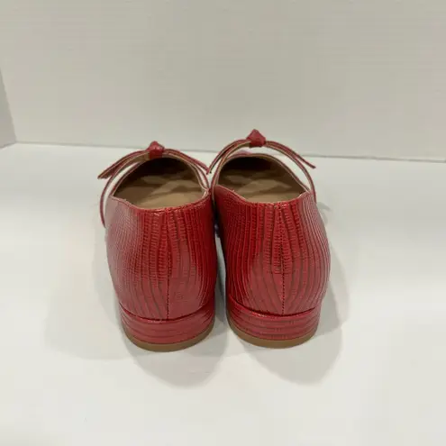 Journee Collection Womens Cait Pointed Toe Ballet Flats. Size: 7. Color: Red